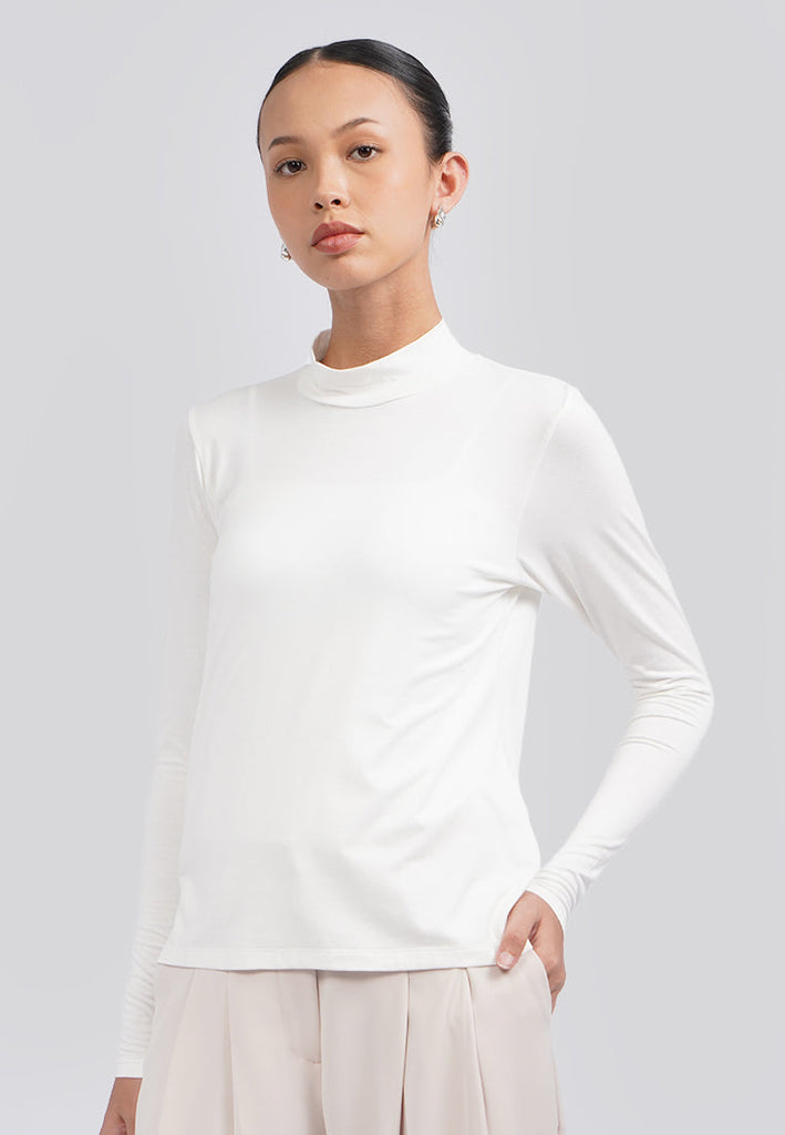 High Neck Long Sleeve Top