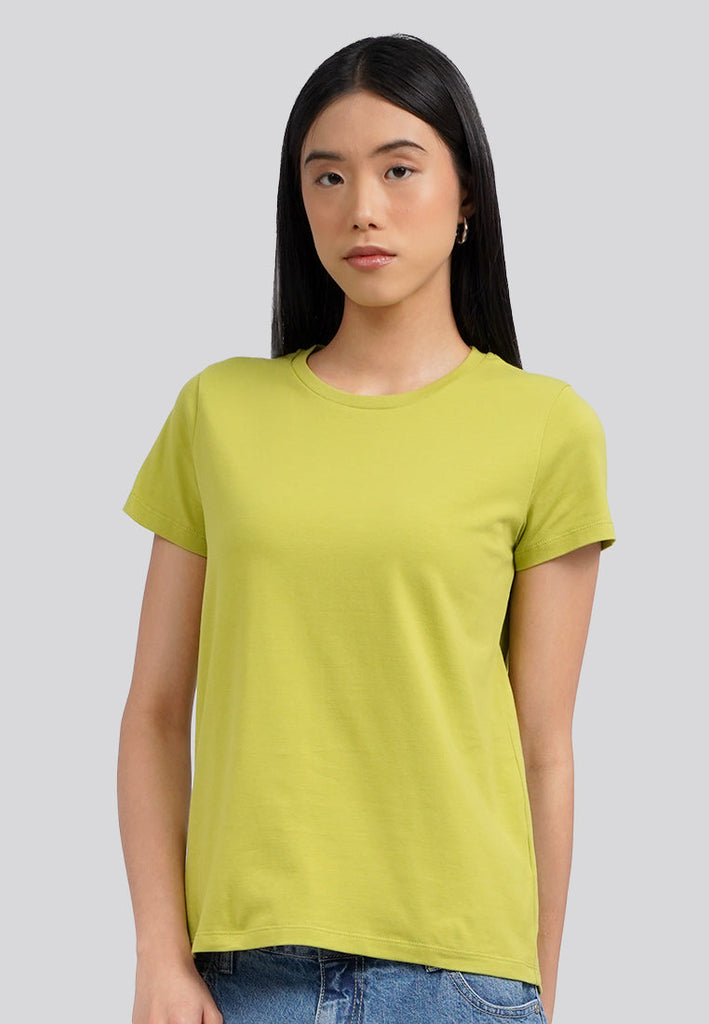 Basic Round Neck Cotton T-Shirt