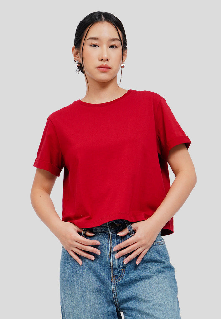 Basic Short Sleeve Boxy T-Shirt