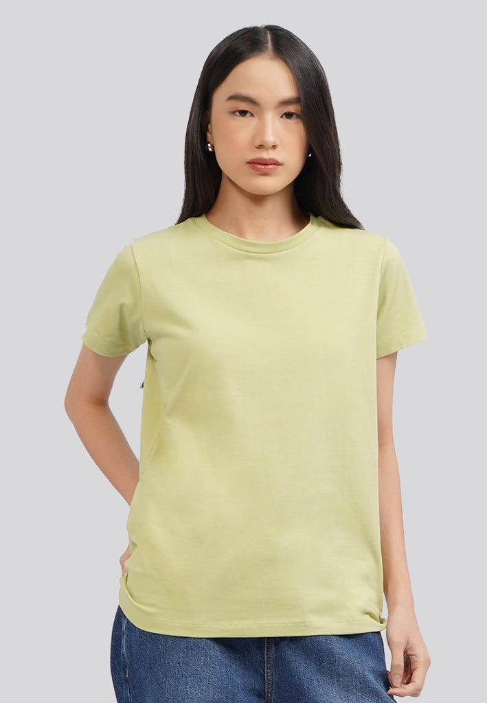 Round Neck Short Sleeve Basic T-Shirt