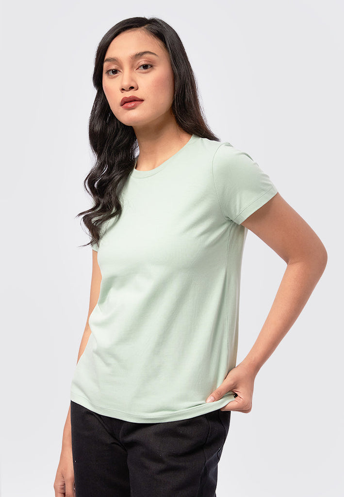 Basic Round Neck Cotton T-Shirt