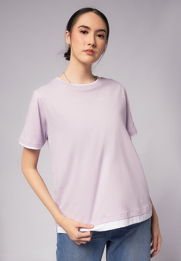 Double Layered Short Sleeve T-Shirt