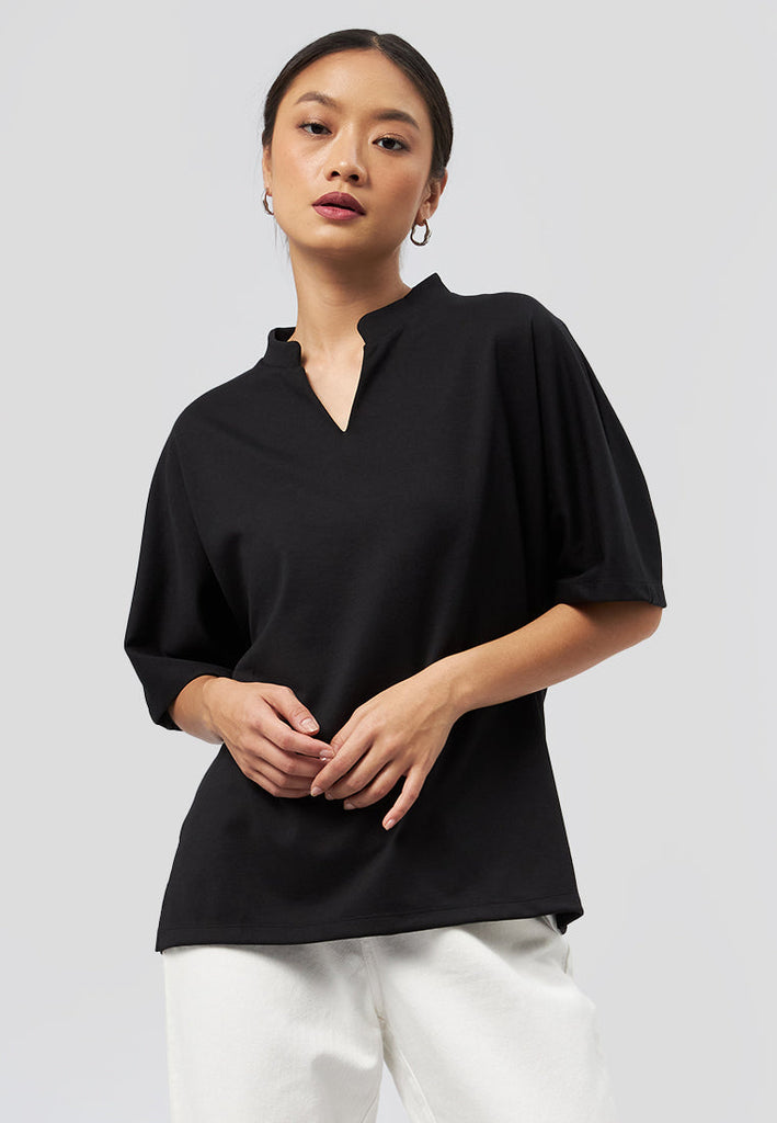 V-Neck Short Sleeve Top