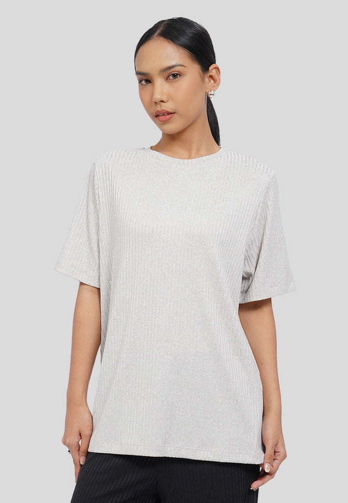 Oversized Rib T-Shirt