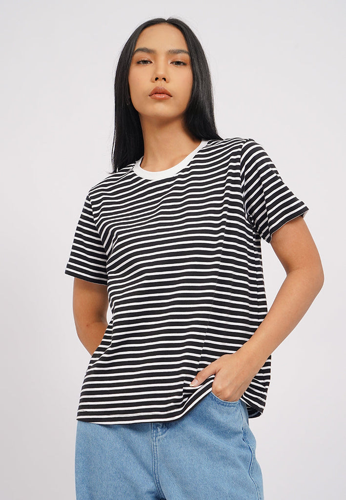 Regular Fit Short Sleeve Stripe T-Shirt