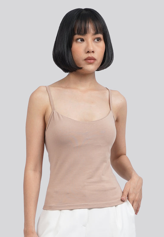 Crop Tank Top with Bra Pads