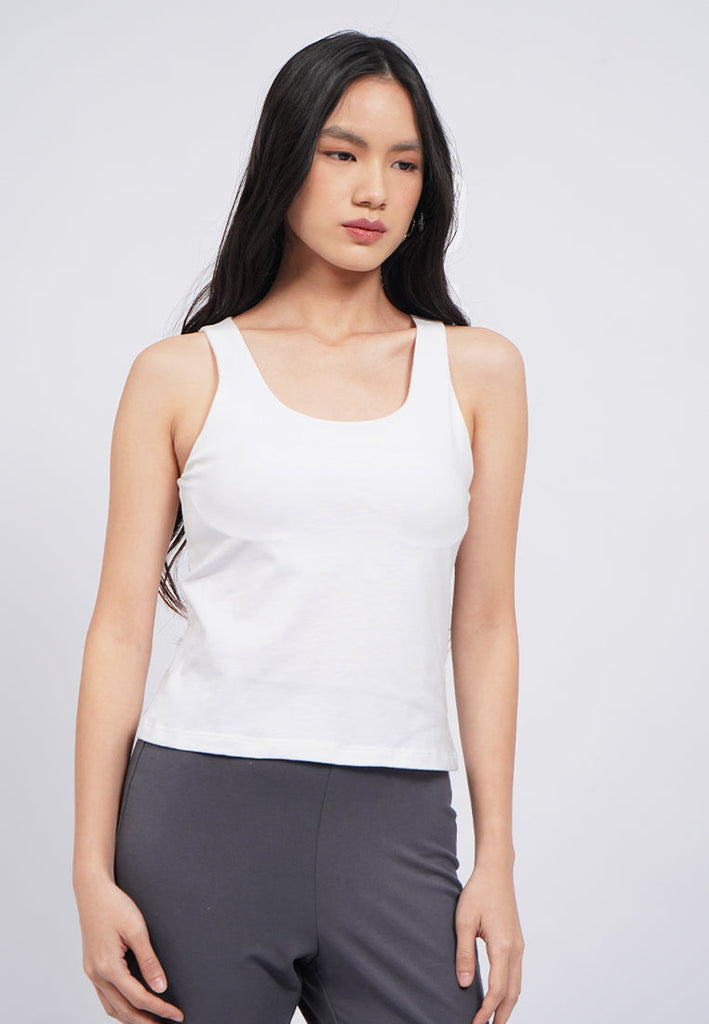 Round Neck Sleeveless Bra Top
