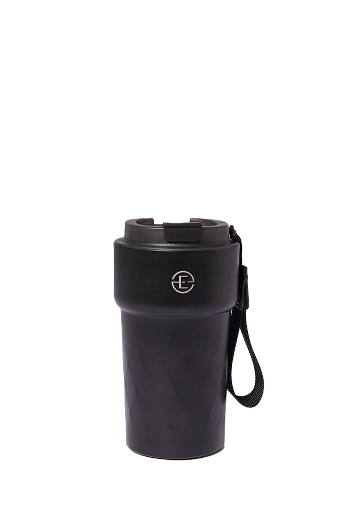 Black Tumbler With Strap