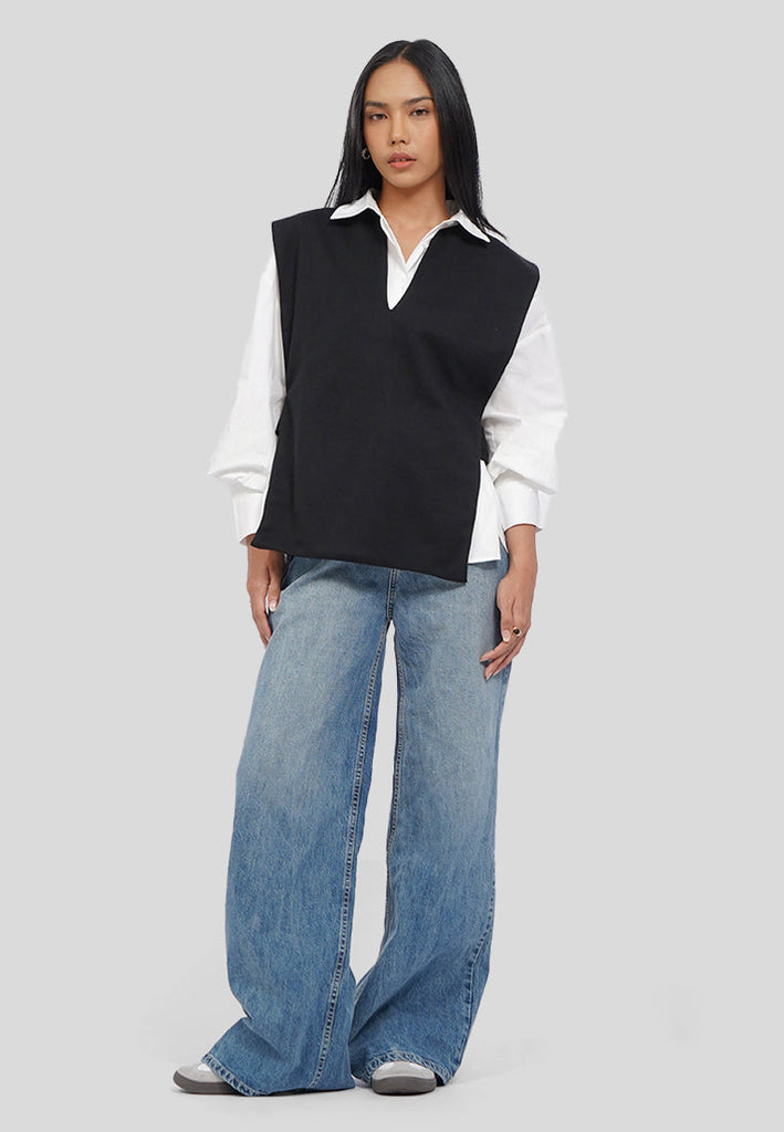 Open Side Knit Vest