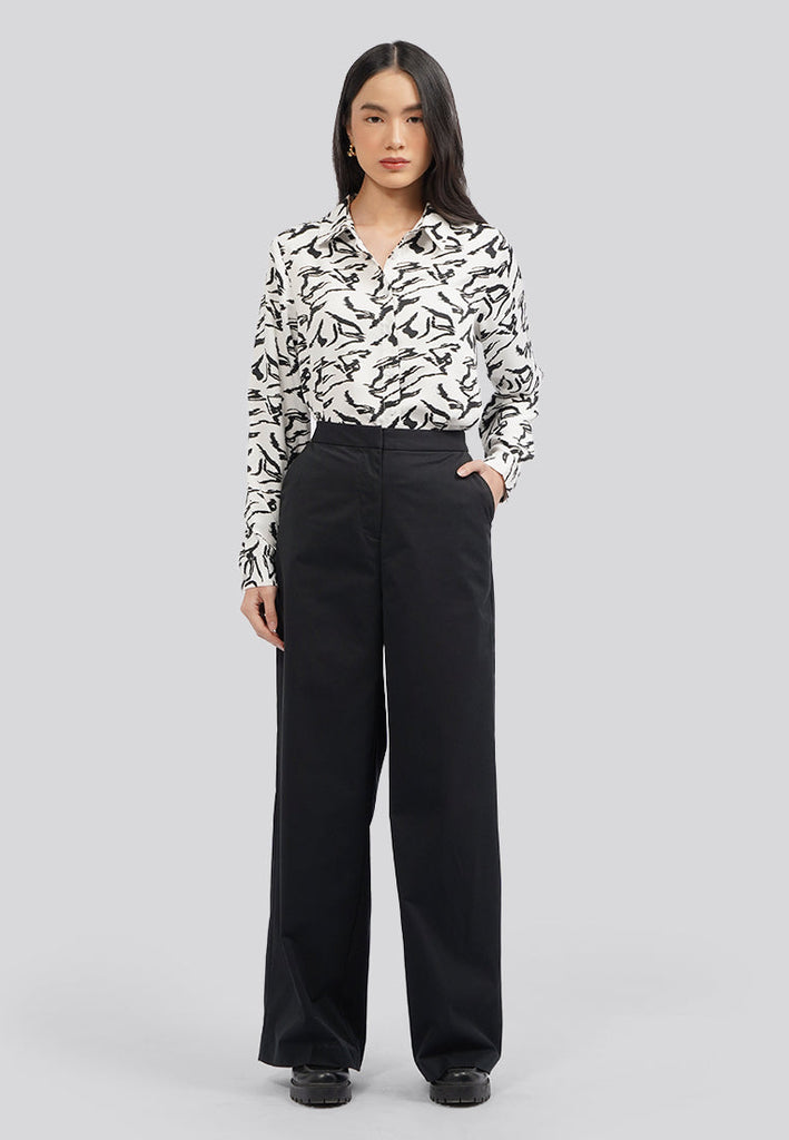 High Waist Wide Leg Pants