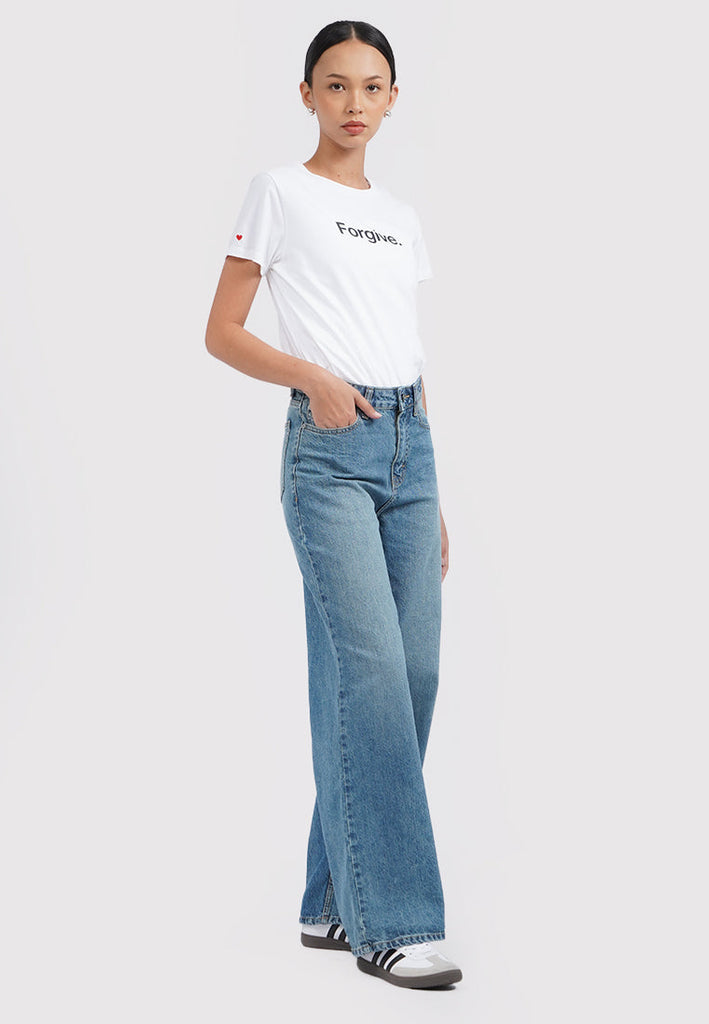 Wide Leg Denim Pants