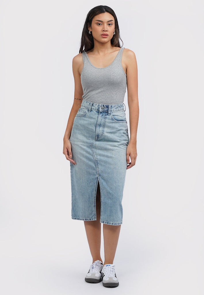 Skinny Denim Skirt