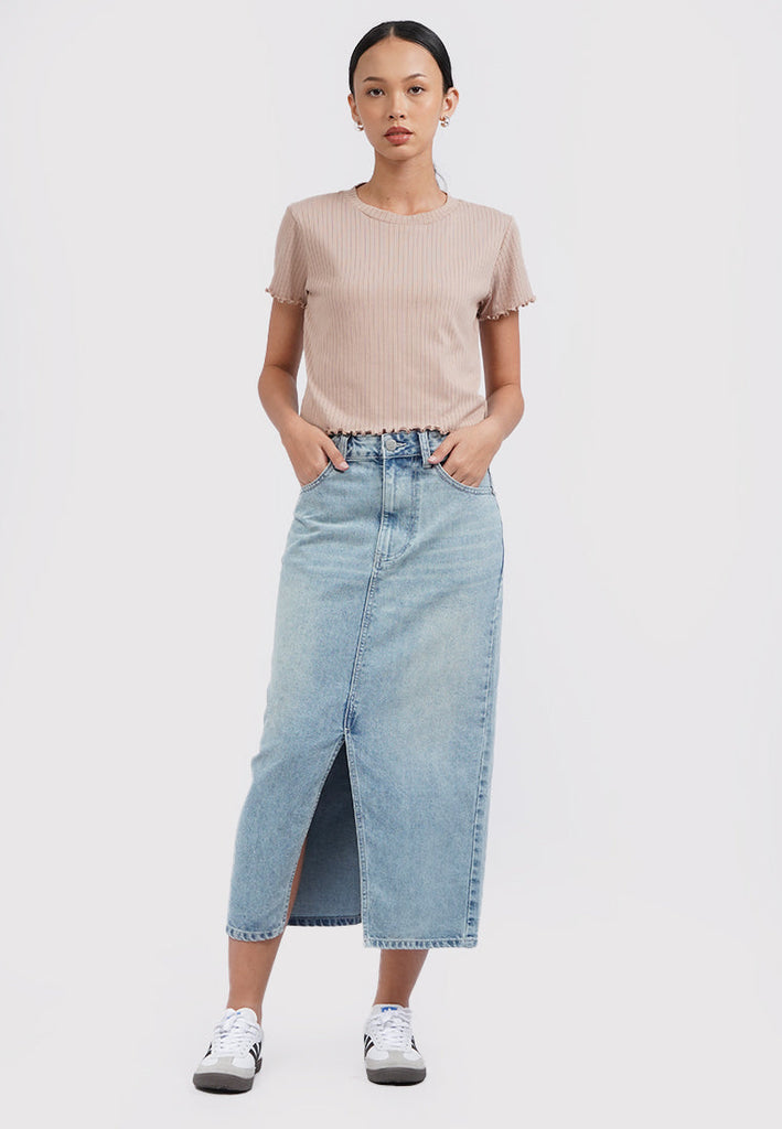 Maxi Denim Skirt