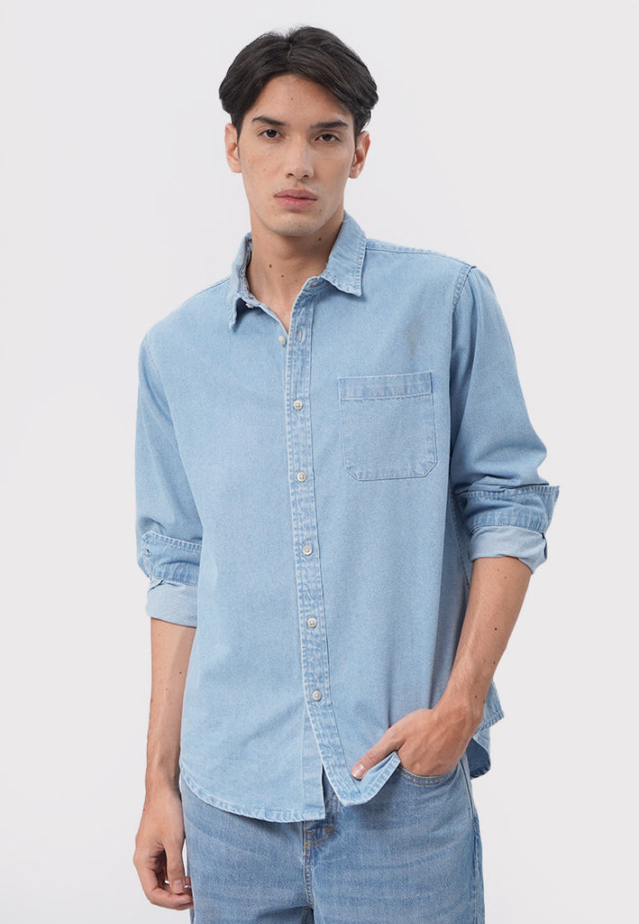 Denim Long Sleeve Shirt