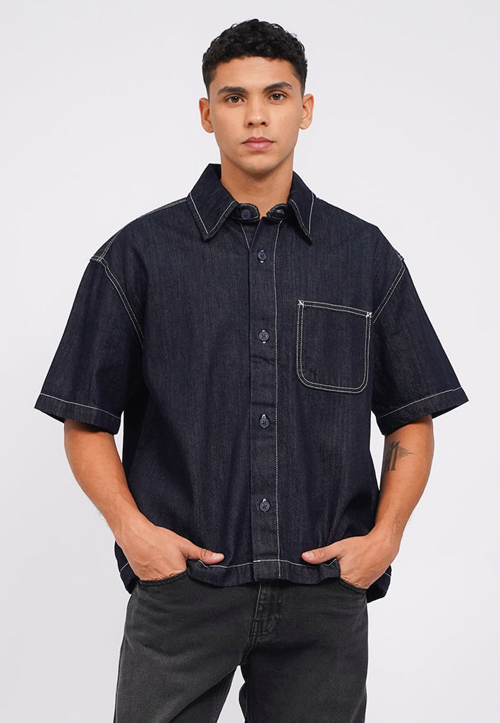 Overdyed Denim Shirt