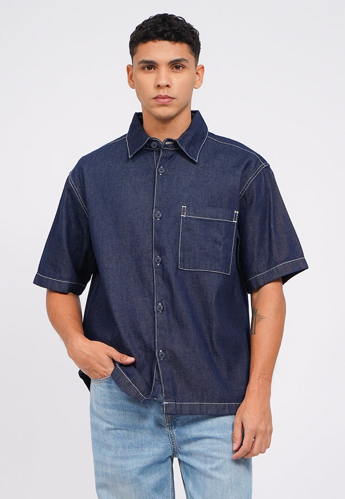 Relaxed Fit Denim Shirt