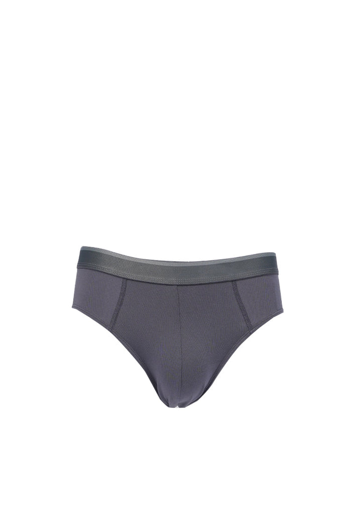 Solid Brief Dark Grey