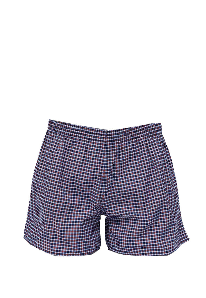 Checked Boxer Navy