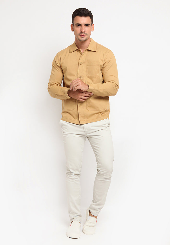 Overshirt with pocket details