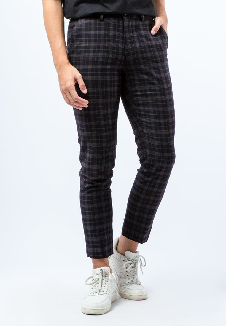 Black Checkered Pant MM1165 | Sneakerjeans