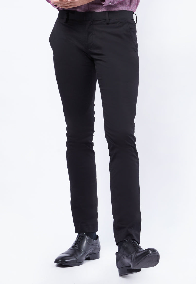 Skinny Fit Dress Up Pants Black – EXECUTIVE