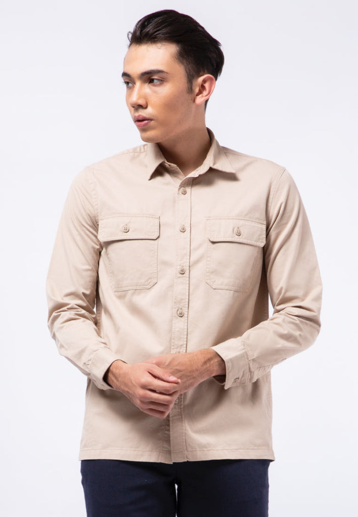 Double Pocket Long Sleeve Shirt