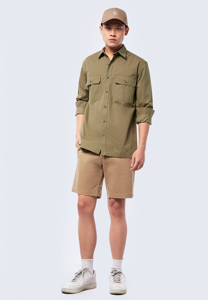 Long Sleeve Pocket Shirt
