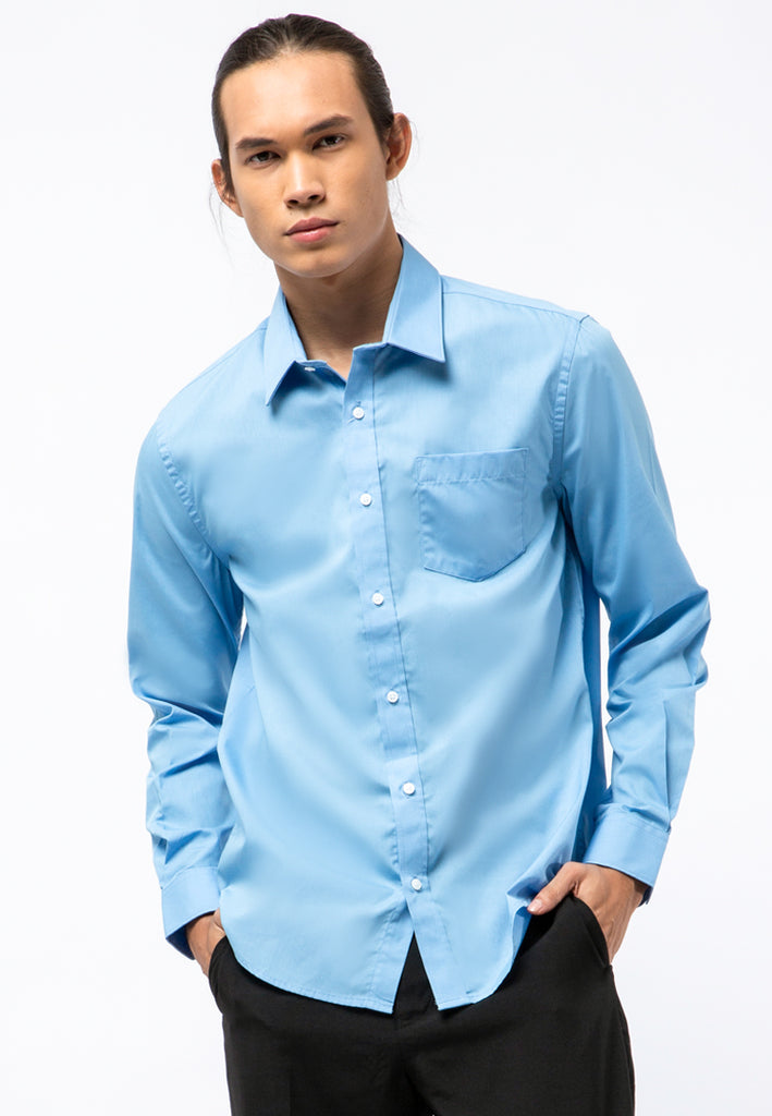 Long Sleeves Shirt Light Blue