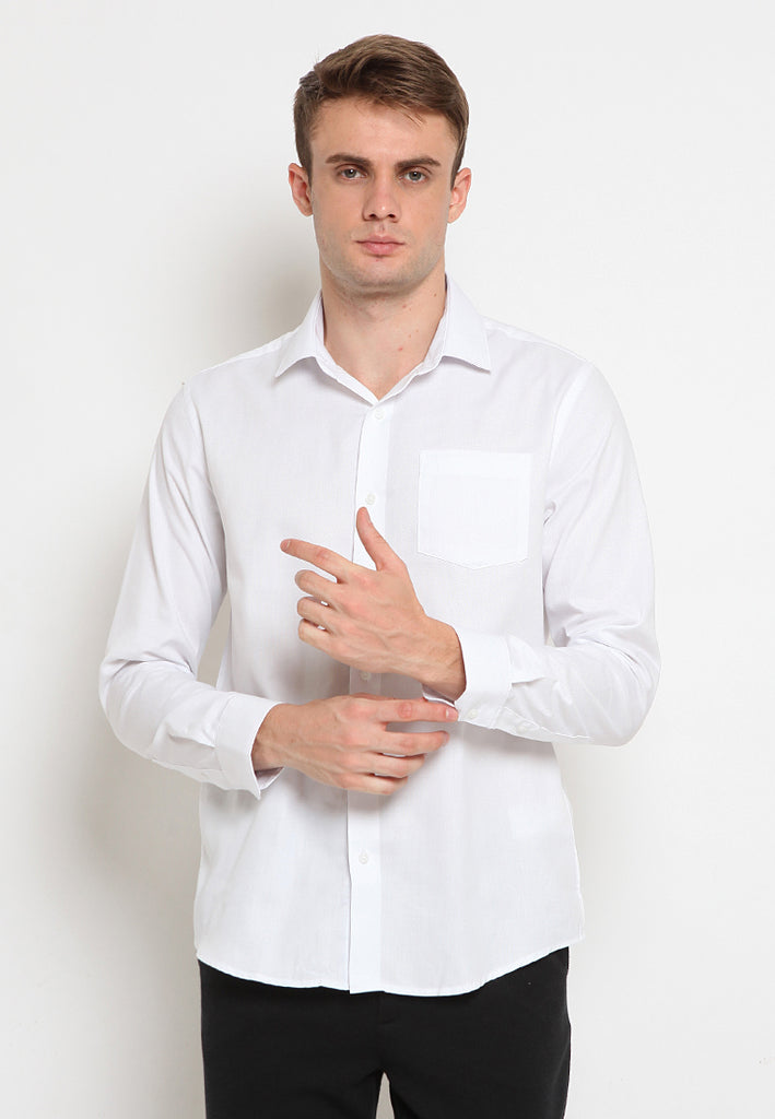Regular fit long sleeve shirt