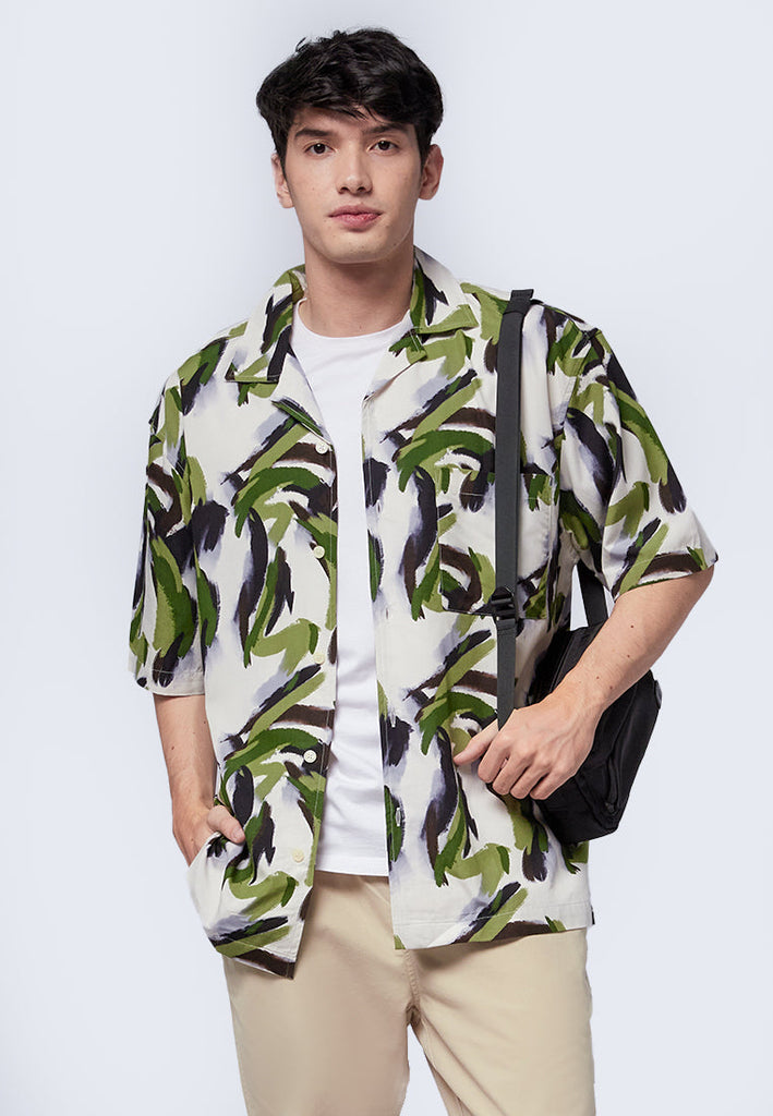 Printed Relaxed Fit Resort Shirt