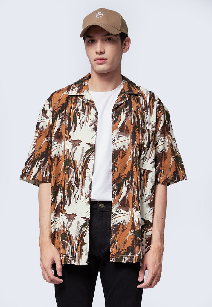 Printed Relaxed Fit Resort Shirt