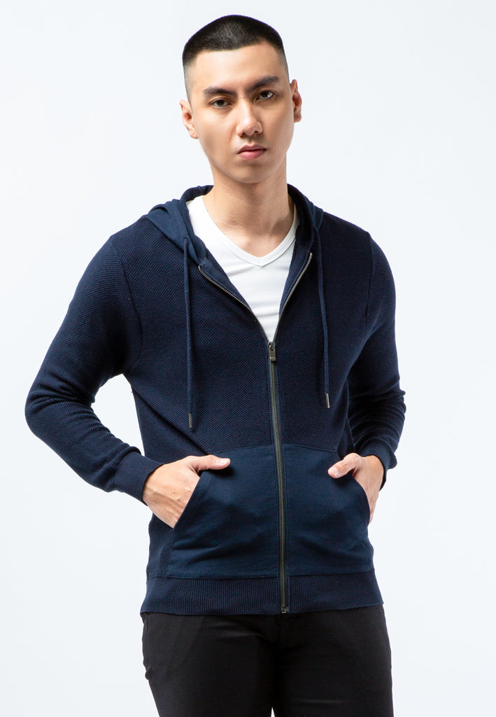 Full Zip Sweater with Hoodie