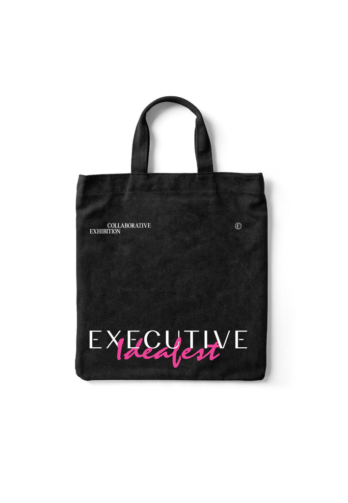 Executive x Ideafest Black Tote Bag