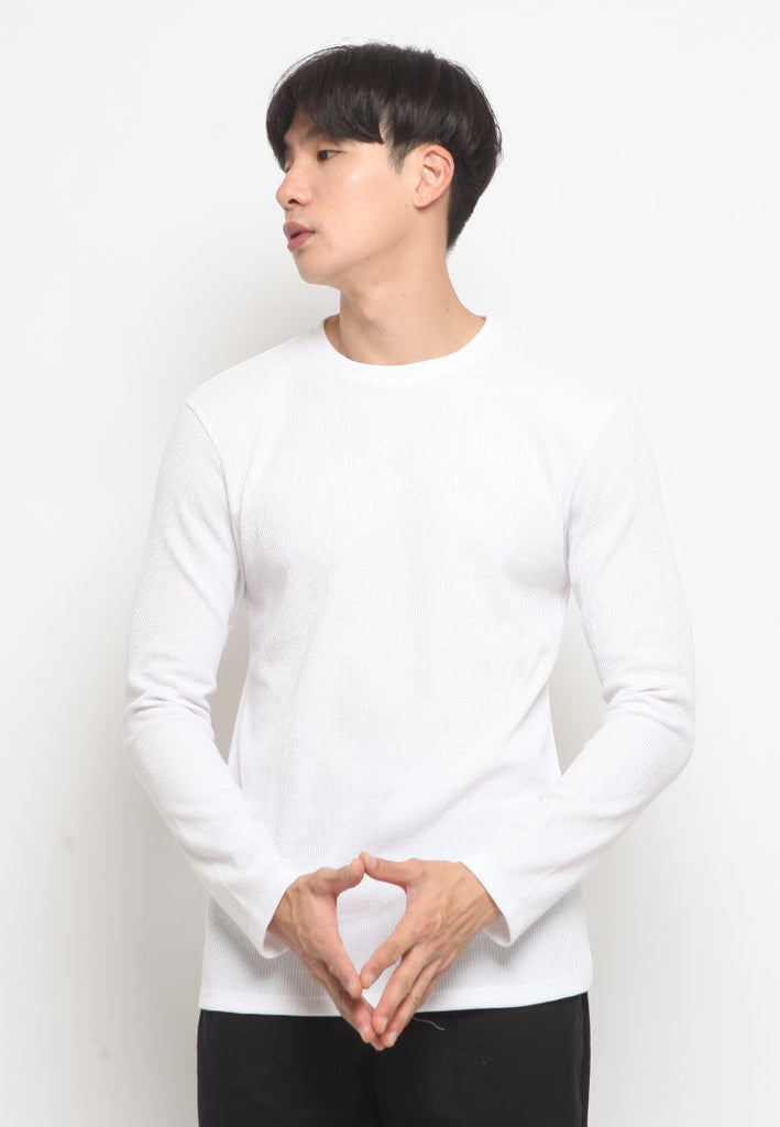 Long Sleeve Waffle T-shirt