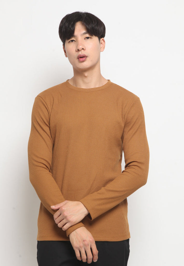 Long Sleeve Waffle T-shirt