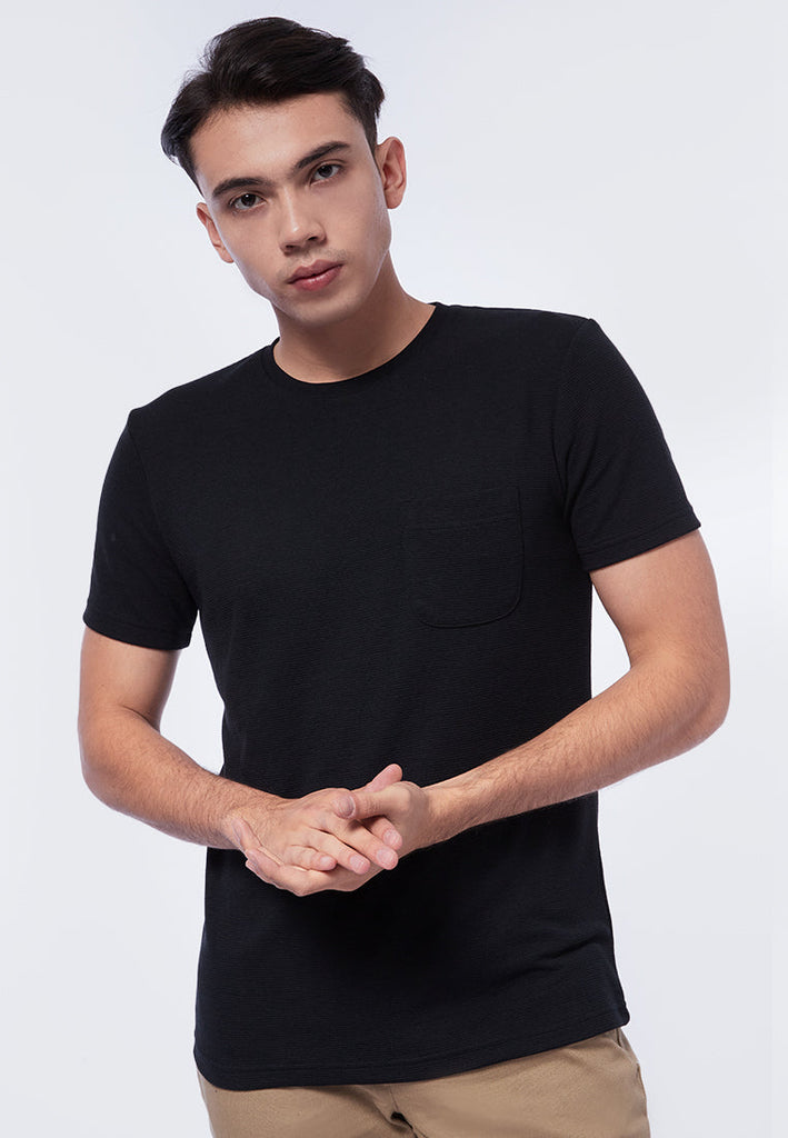 Round Neck T-Shirt with Pocket