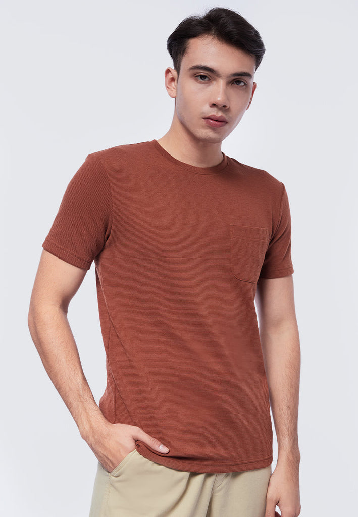 Round Neck T-Shirt with Pocket