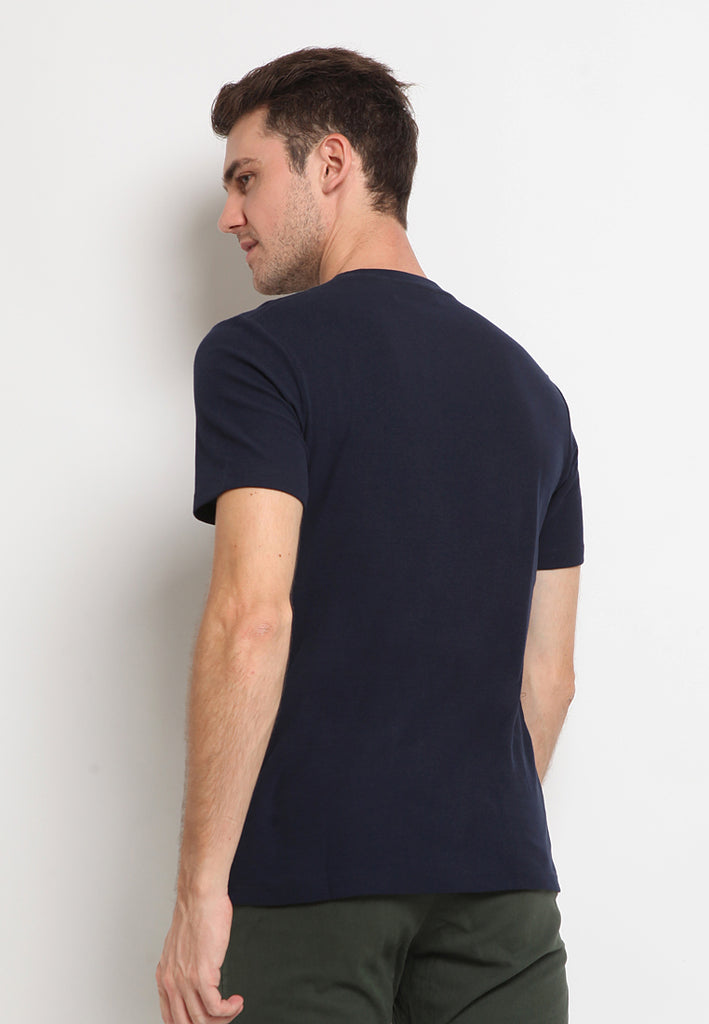 Round Neck T-Shirt With Pocket