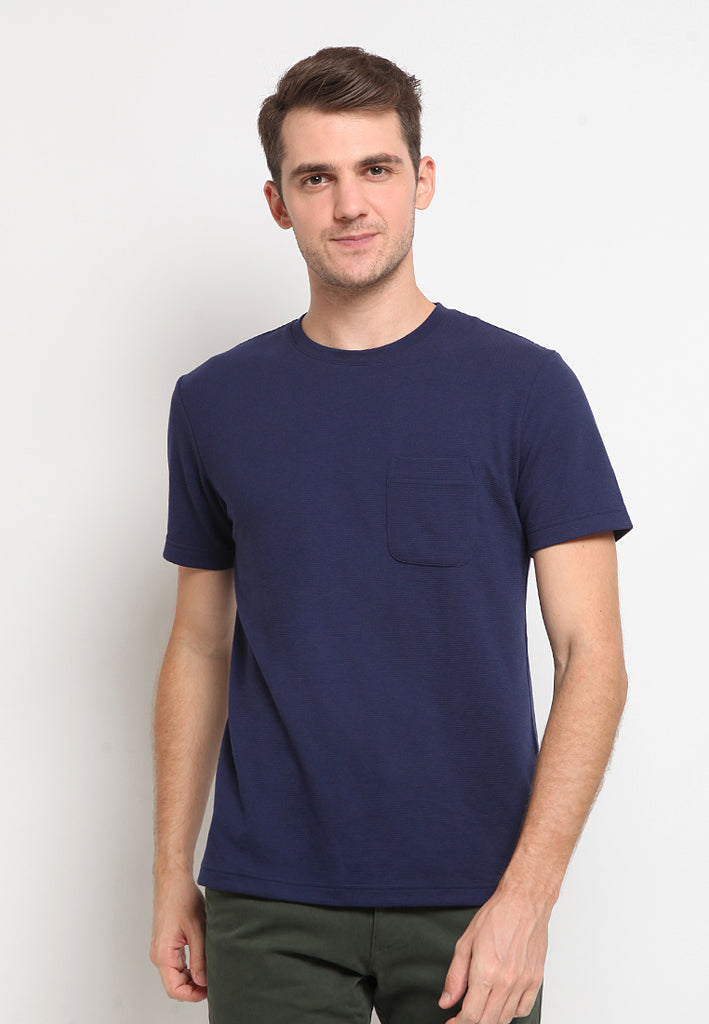 Round Neck T-shirt with Pocket