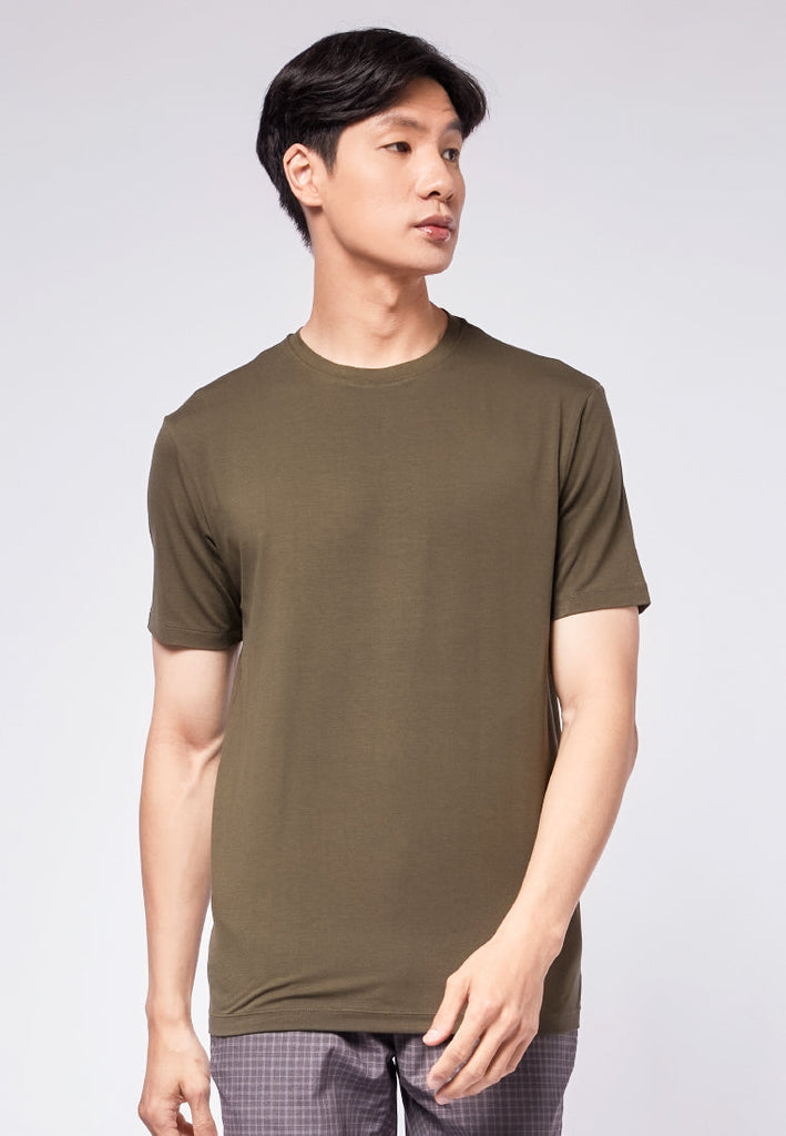 4-way Stretch Round Neck T-shirt