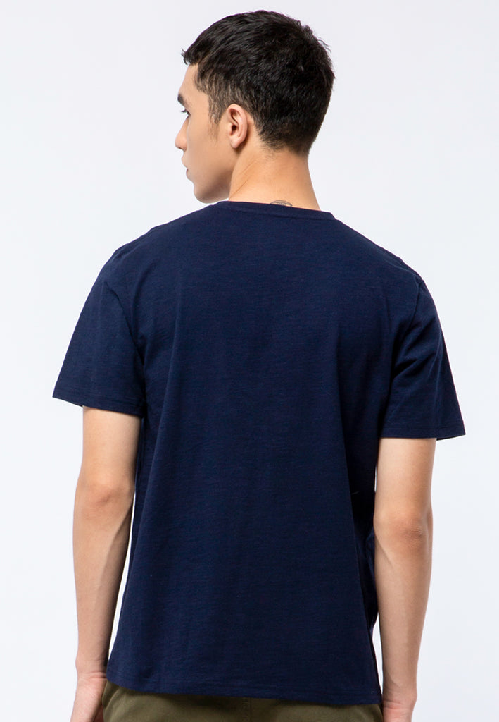Short Sleeve T-shirt with Round Pocket