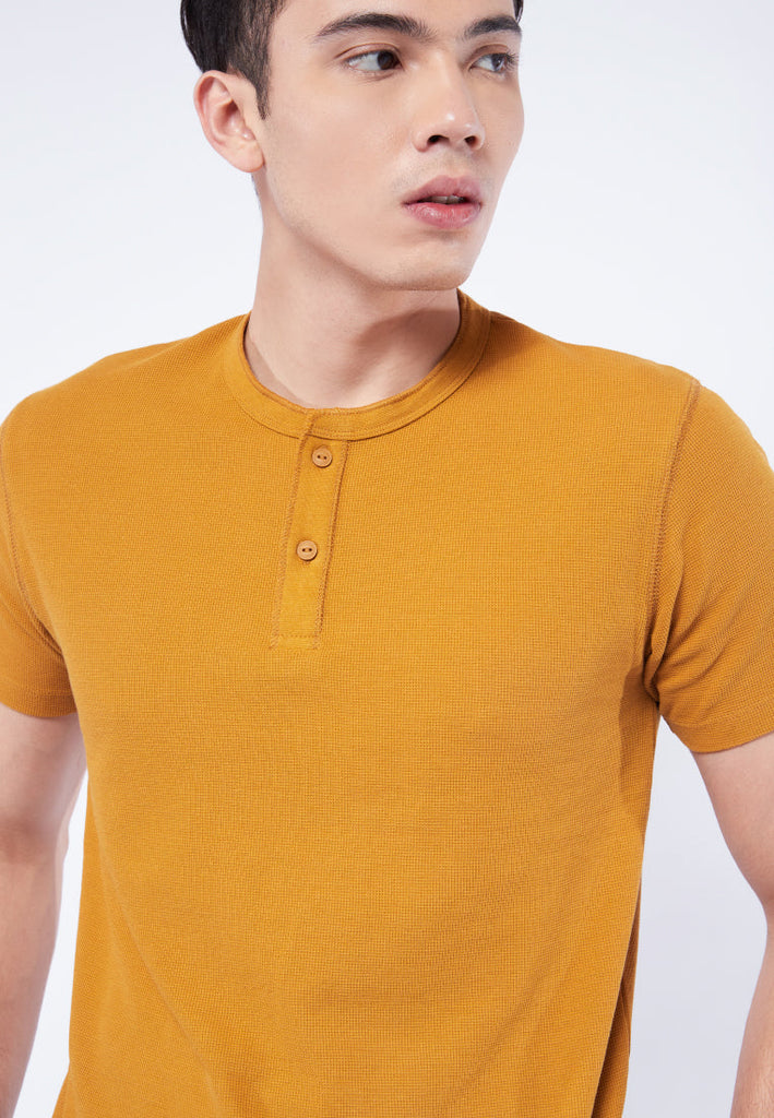 Short Sleeve Henley T-Shirt