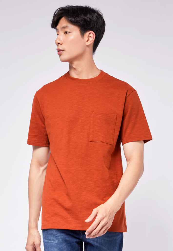 Short Sleeve T-shirt with Pocket Details