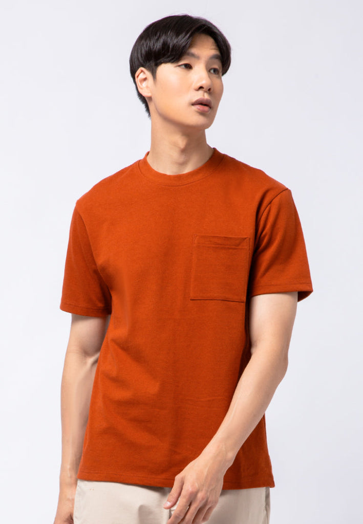 Short Sleeve T-shirt with Square Pocket