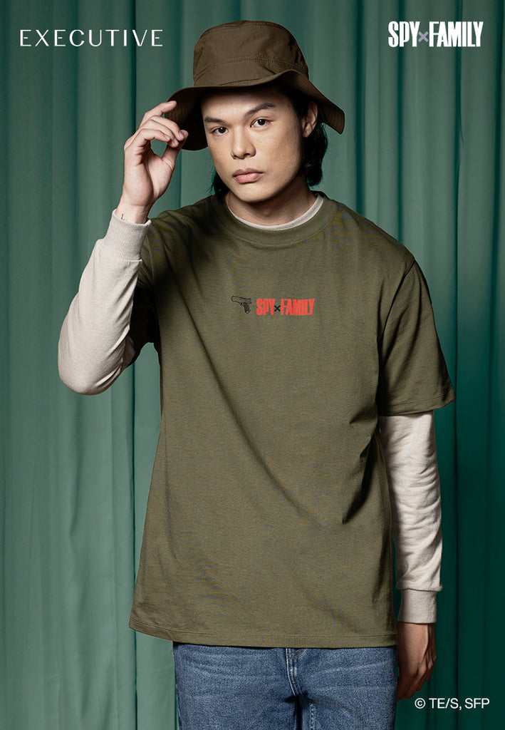 Spy X Family Executive Loid Forger Olive T-Shirt