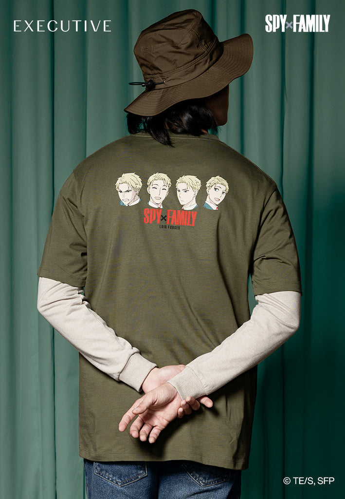 Spy X Family Executive Loid Forger Olive T-Shirt