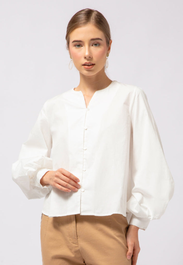 Balloon Long Sleeve Blouse