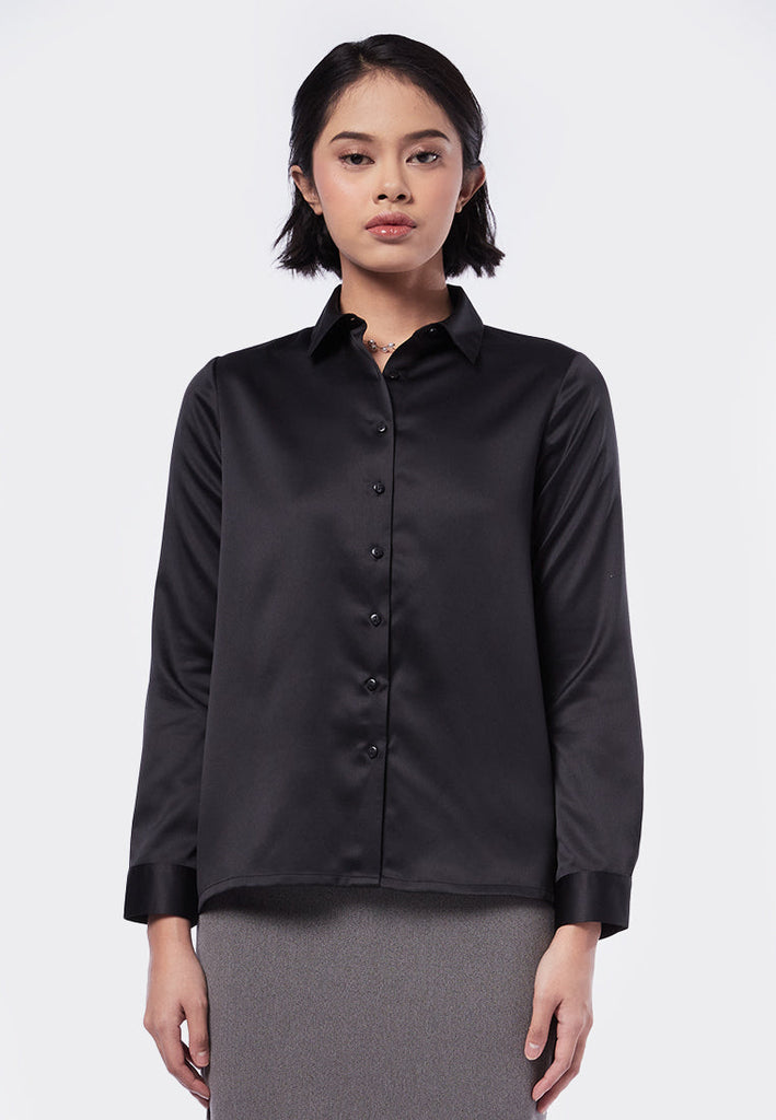 Basic Sateen Finish Shirt