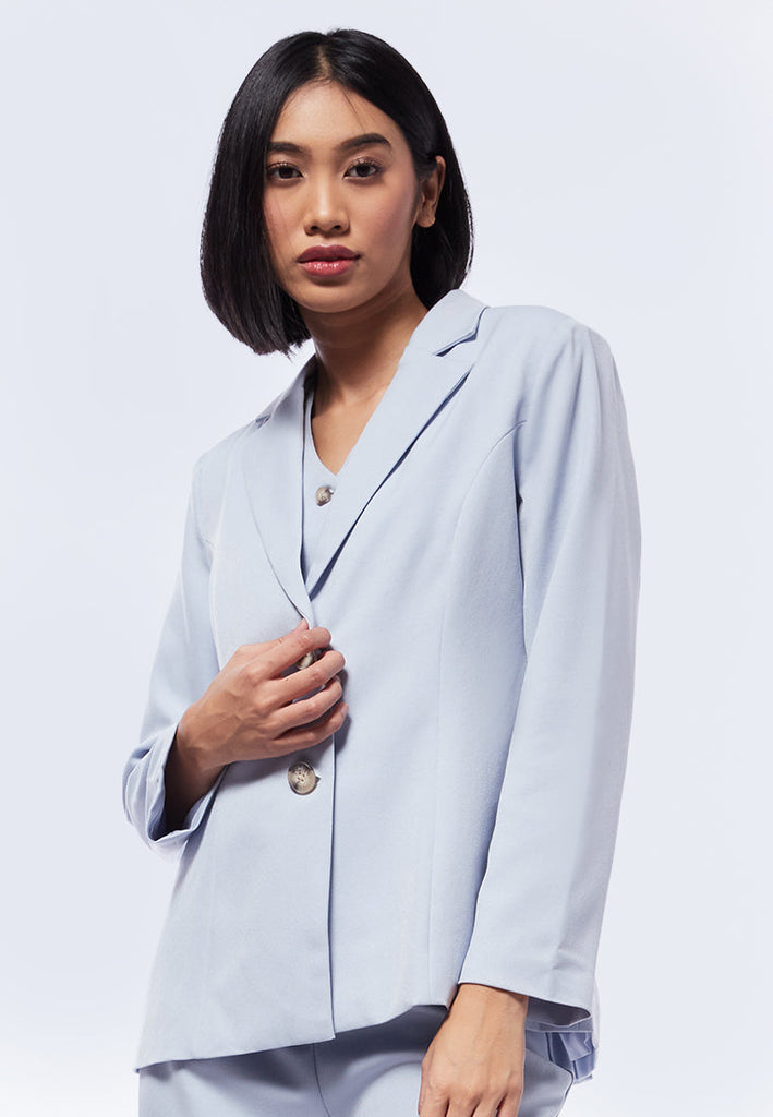 Long Blazer with Double Button