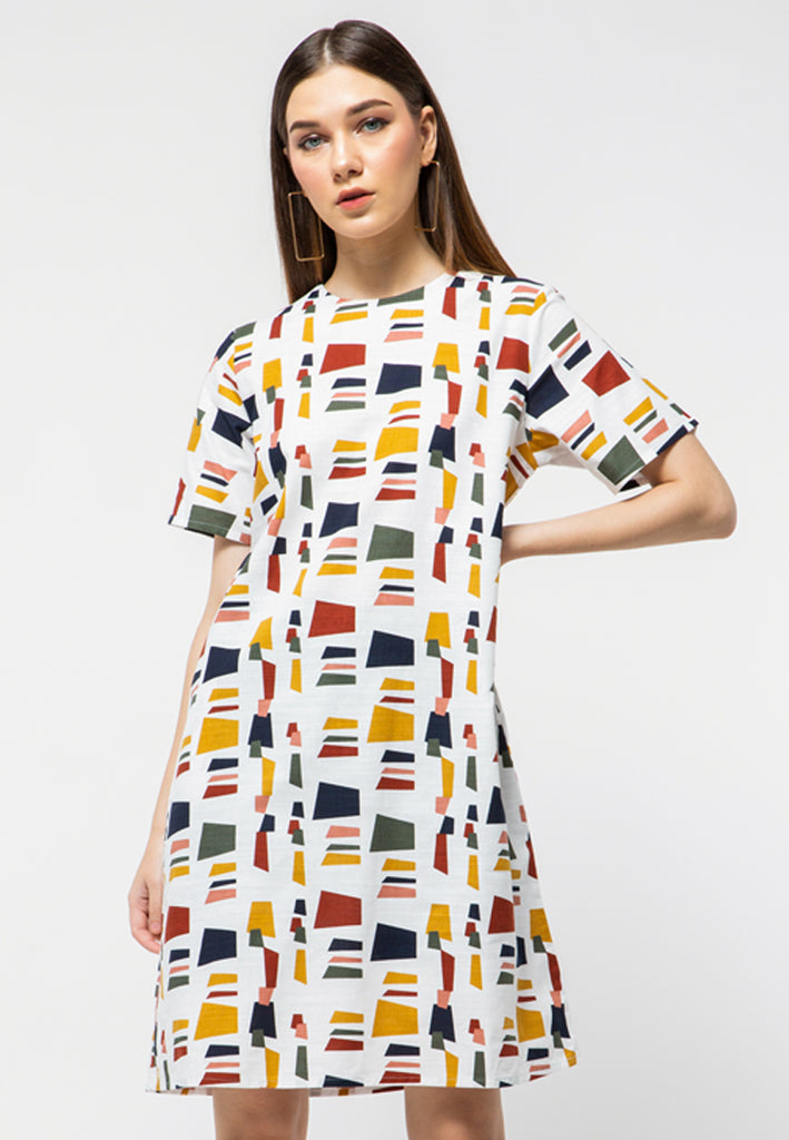 Printed Dress A-line